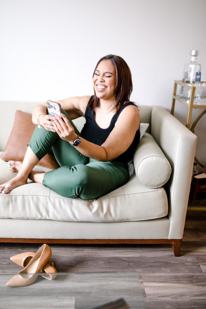 Branding by Jo Photography captures a personal branding shot for library of content with Nohely from Paraiso Business Solutions.