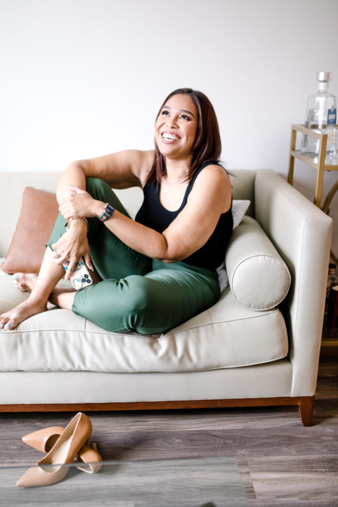 Branding by Jo Photography captures a personal branding shot for library of content with Nohely from Paraiso Business Solutions.