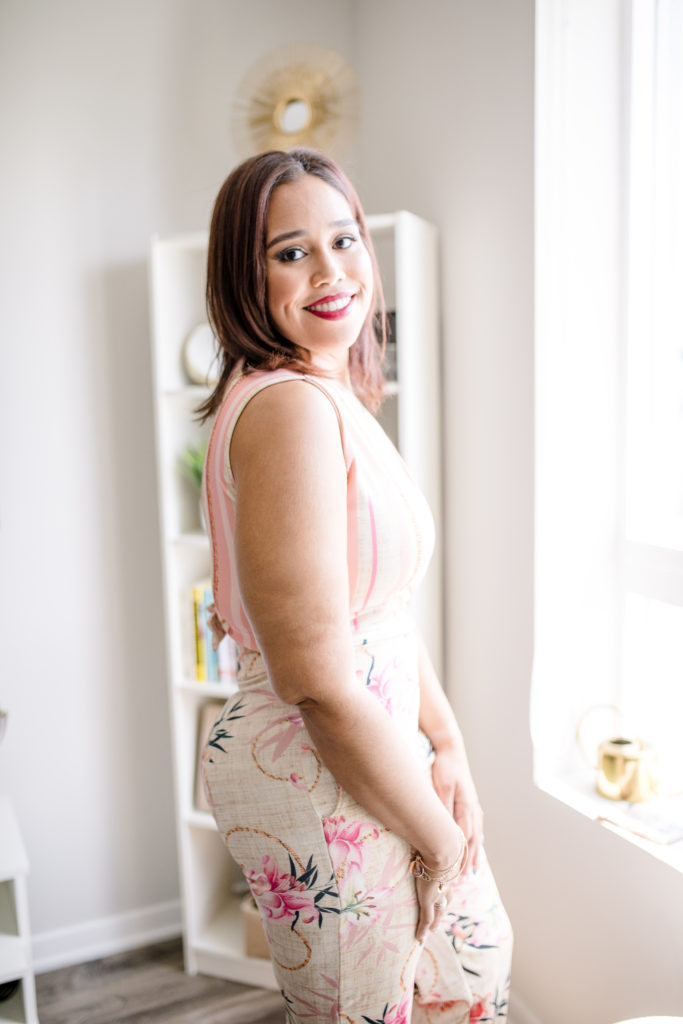 Branding by Jo Photography captures a personal branding shot for library of content with Nohely from Paraiso Business Solutions.