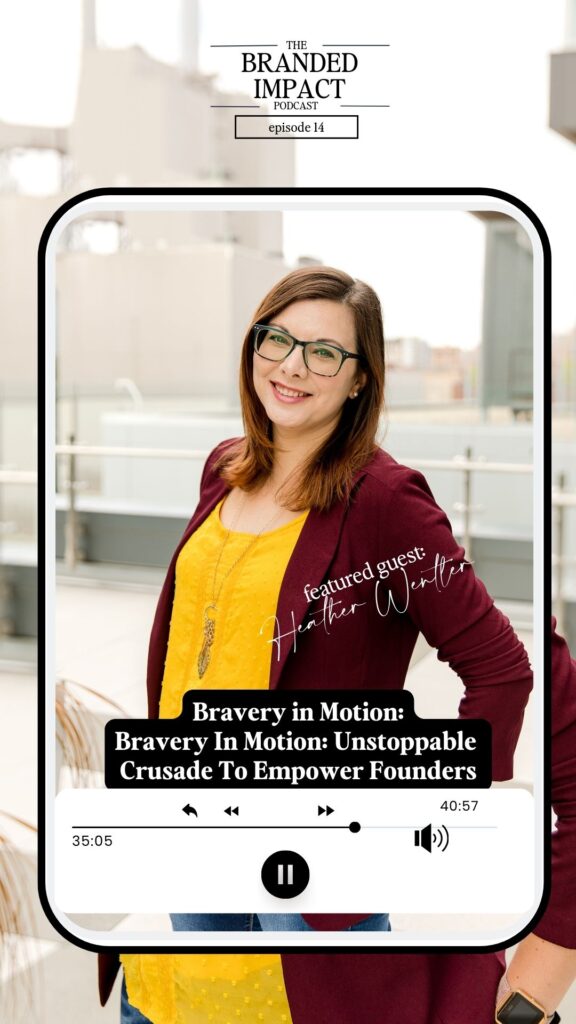 Branded impact podcast featured guest reel cover