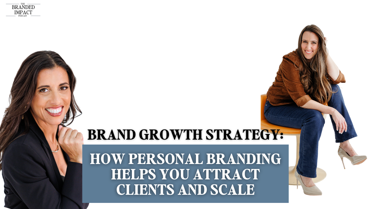 Branding and visibility strategy showing how personal branding helps scale a business